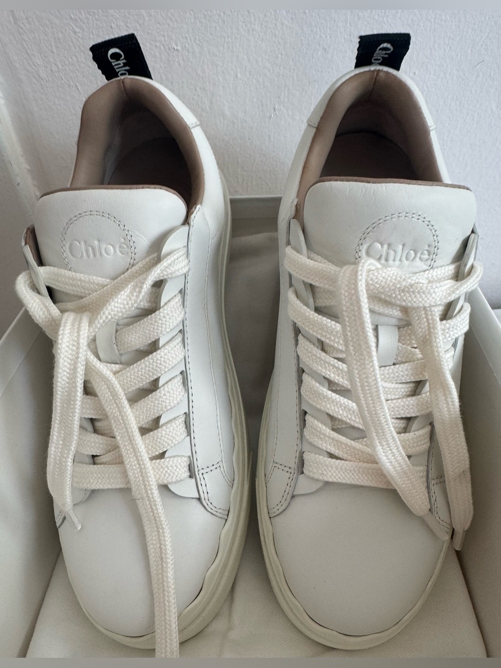 Chloe Lauren Sneaker White Size 37EU / 6.5 - Picture 12 of 12